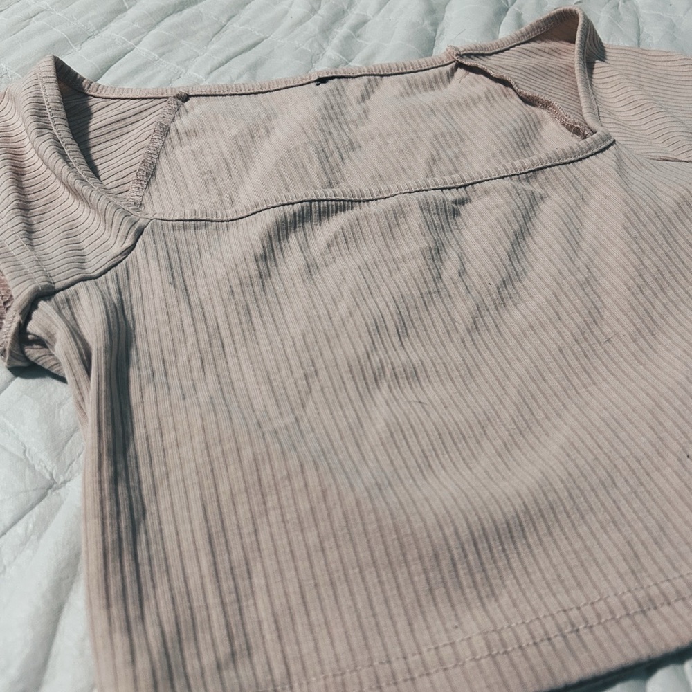Light pink top